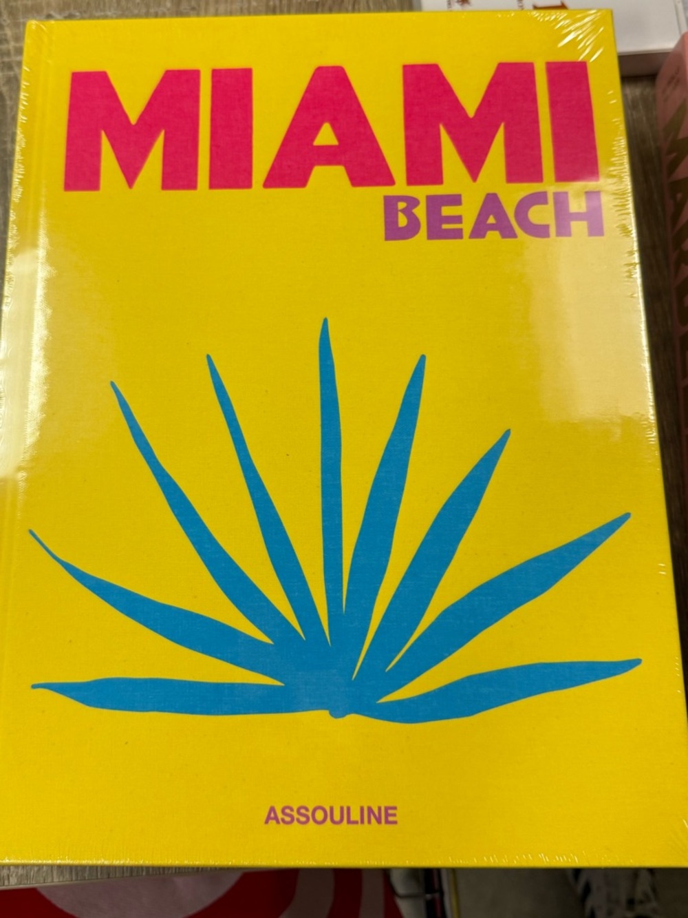 Assouline Yellow & Pink Miami Beach Decorative Book